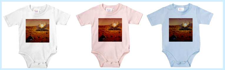 Mars sample return infant bodysuit