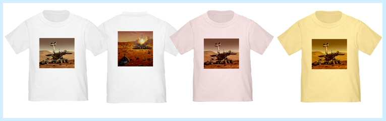 Mars sample return/rover infant t-shirt